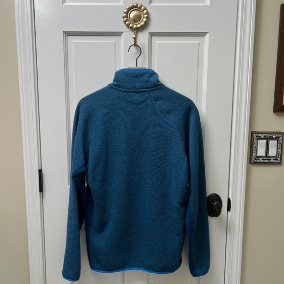 Men's Patagonia Men's Better Sweater® 1/4-Zip Fleece Teal Size Medium - Picture 4 of 16